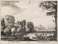 KG 02897
          <br/>
          Juni: Ouderkerk ad Amstel naar Abcoude toe
          <br/>
          <em>Velde, Jan van de (II) (1593-1641)</em>